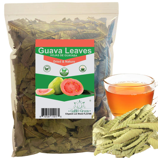 Hoja de guayaba Premium 400+ Leaves (1/2 Pound/8.1oz)  whole Dried Guava leaves. | Premium Quality, Herbal Tea, Natural Dried Herbs