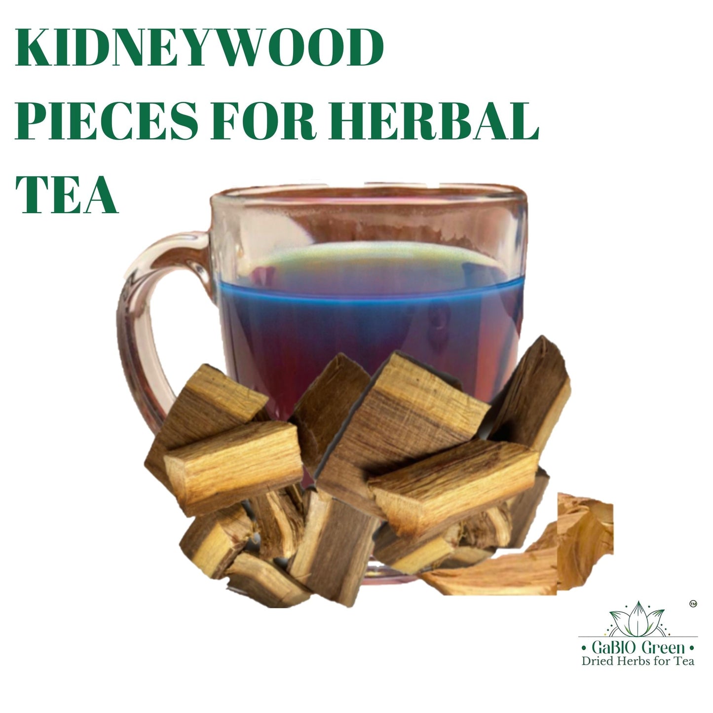 Palo azul, Kidney Wood , Blue Stick Herbal Tea Bark, palo azul tea, Resealable Bag Premium Quality, Herbal Tea, Natural Dried Herbs