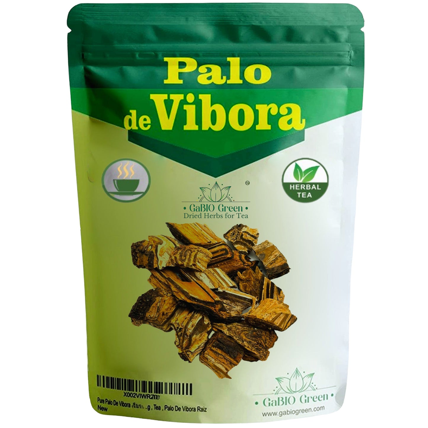 Palo De Vibora Natural Herbs, 8 oz - 1/2 pound Palo De Vibora Tea, Arbol de la Vibora, Tea Palo De Vibora Raiz, Herbal Tea, non-GMO, Gluten-free, Resealable Bag (8oz - 1/2 Pound) | Premium Quality, Herbal Tea, Natural Dried Herbs