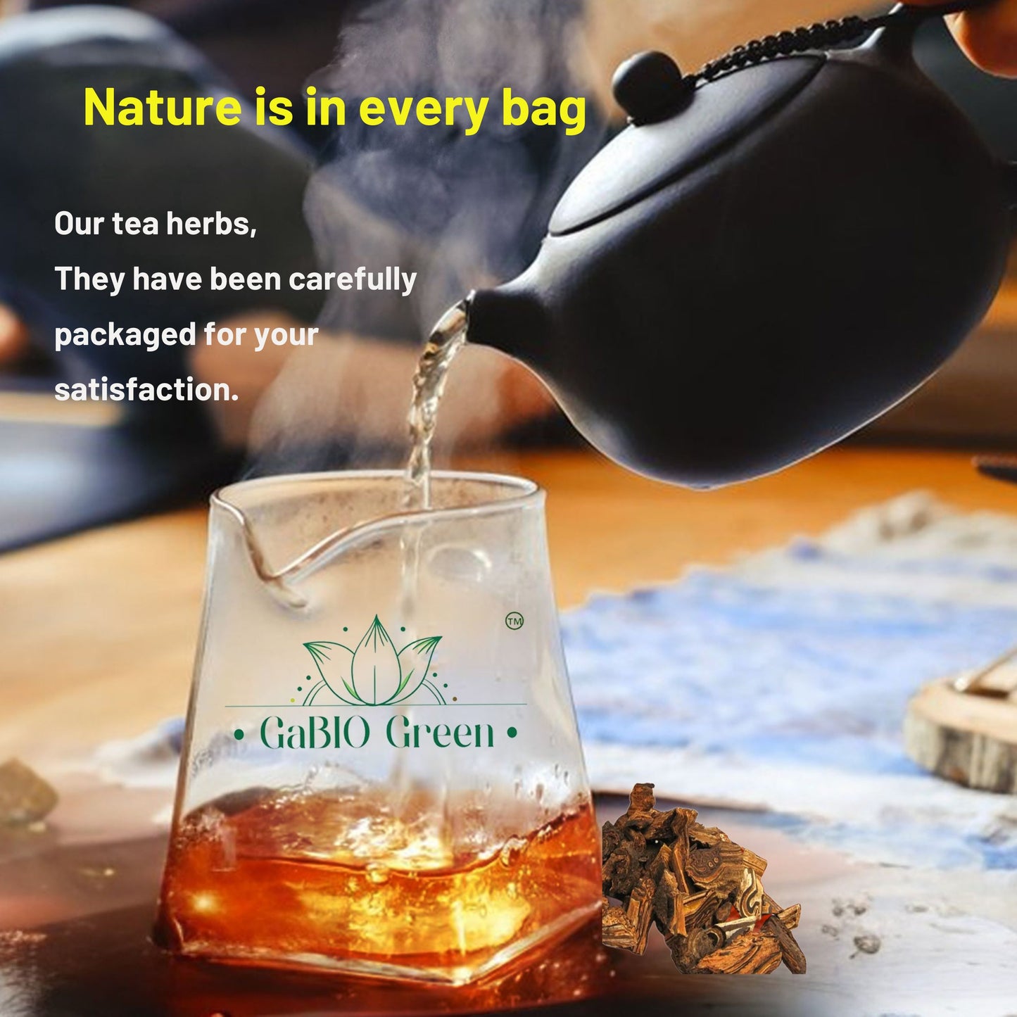 Gabio Green Palo De Vibora Natural Herbs, (2 oz) Arbol de la Vibora Te,Palo De Vibora Raiz, Herbal Tea, non-GMO, Gluten-free, Resealable Bag (2 oz) | Premium Quality, Herbal Tea, Natural Dried Herbs