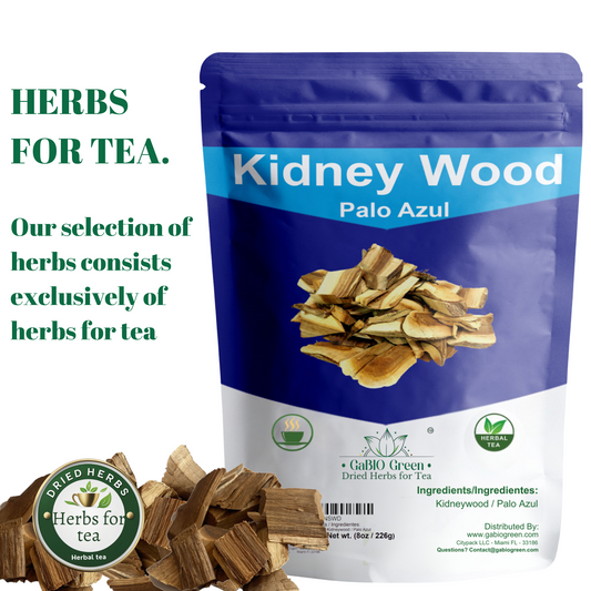 Kidney Wood palo azul, Blue Stick Herbal Tea Bark, palo azul tea, Resealable Bag (8 oz) | Premium Quality, Herbal Tea, Natural Dried Herbs