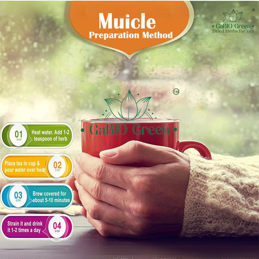 Muicle Mexican Honeysuckle Hierba tea 2 oz 100 % natural ,Gabio Green herbs (2 oz) | Premium Quality, Herbal Tea, Natural Dried Herbs