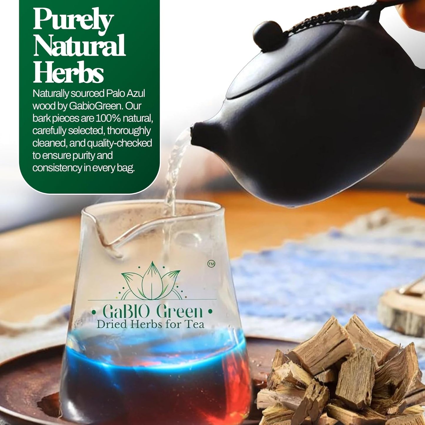 Palo azul, herbal tea (Eysenhardtia Polystachya) - KidneyWood, LIGHT-BLOCK PROTECTION