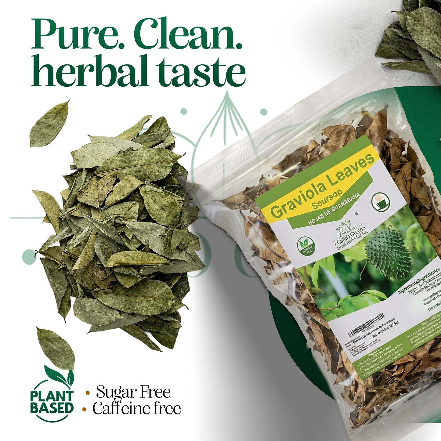 Dried Soursop Leaves (Hoja de Guanábana) | 100% Natural Whole Leaf Herbal Tea