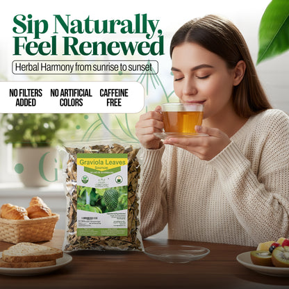 Dried Soursop Leaves (Hoja de Guanábana) | 100% Natural Whole Leaf Herbal Tea