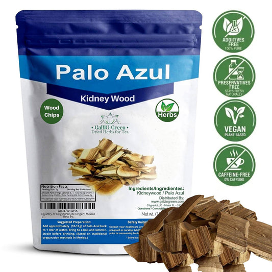 Palo azul,(Eysenhardtia Polystachya) - KidneyWood, Blue Stick Herbal Tea Bark, palo azul tea, Resealable Bag | Premium Quality, Herbal Tea, Natural Dried Herbs