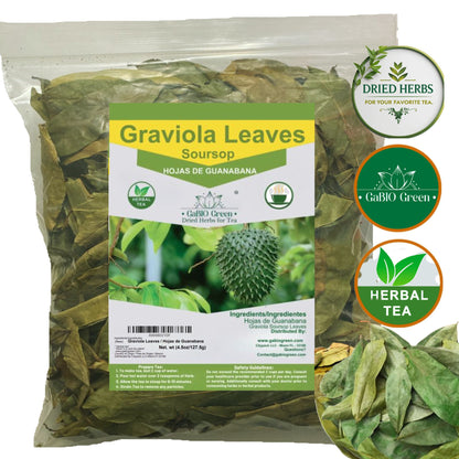 Soursop leaves Big Bag, Hojas de guanabana, tea Soursop, Dried Herbs. | Premium Quality, Herbal Tea, Natural Dried Herbs